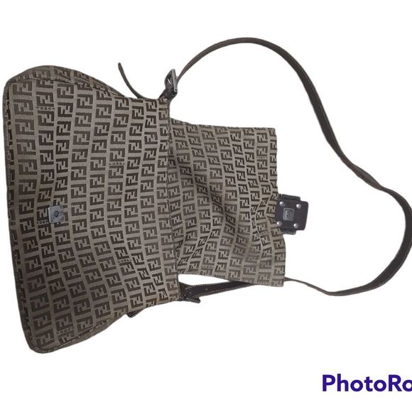 FENDI VINTAGE ZUCCA CANVAS CROSSBODY - Picture 5 of 15